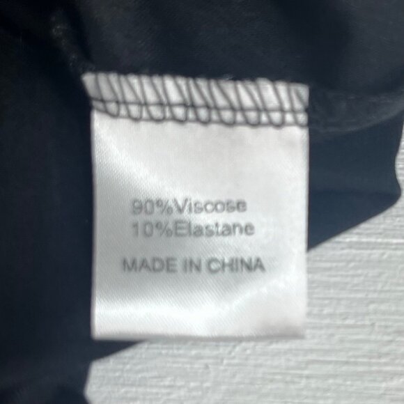 Merokeety Womens Strapless Mini Dress Layered Black Size Small - Picture 6 of 11